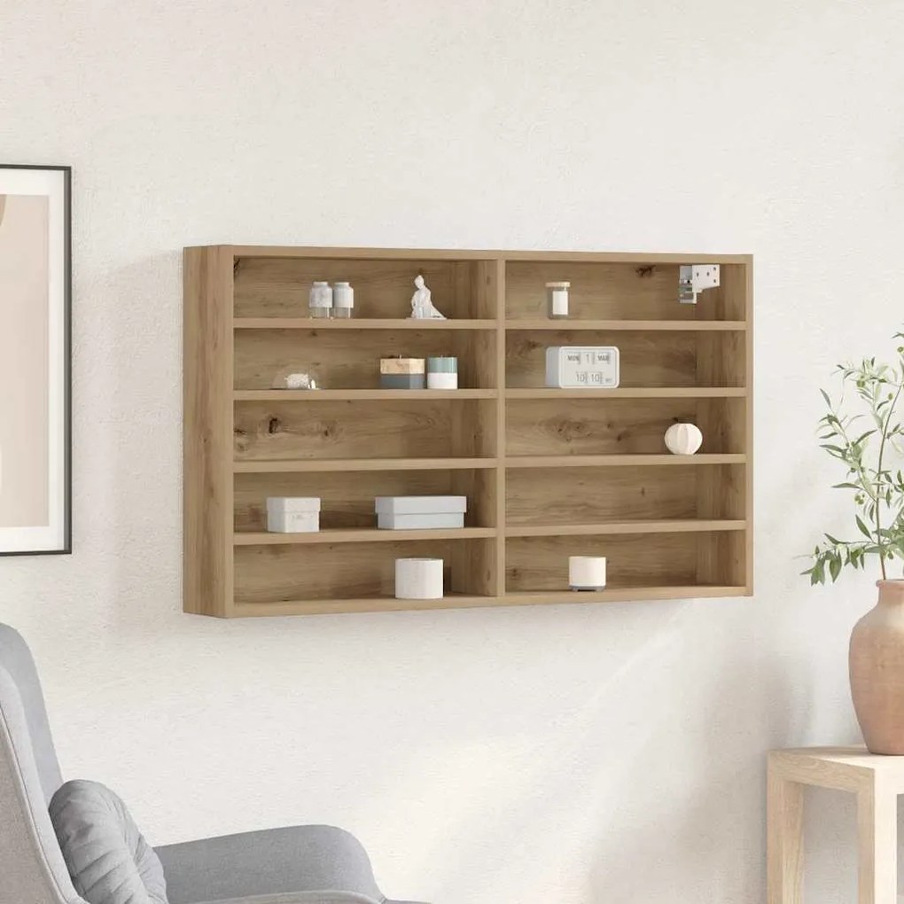 vidaXL Gabinete de Exibição Outros carvalho artisiano 100 x 15 x 58 cm