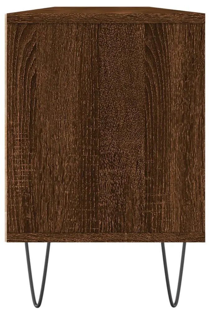 Móvel TV 150x30x44,5 cm derivados de madeira carvalho castanho