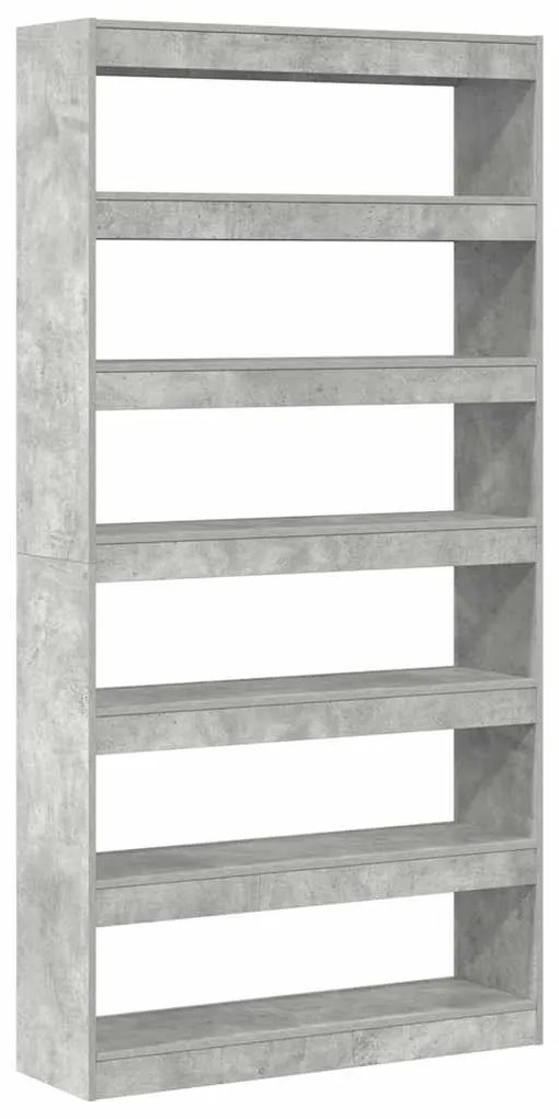 Estante vidaXL Cinza Madeira engenheirada 100 x 30 x 198 cm Estante