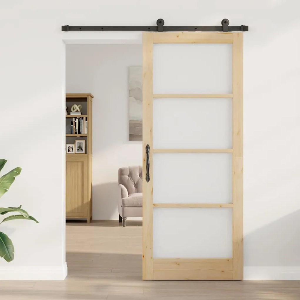 Porta Deslizante com Conjunto de Ferragens 'ORKDAL'86x211 cm