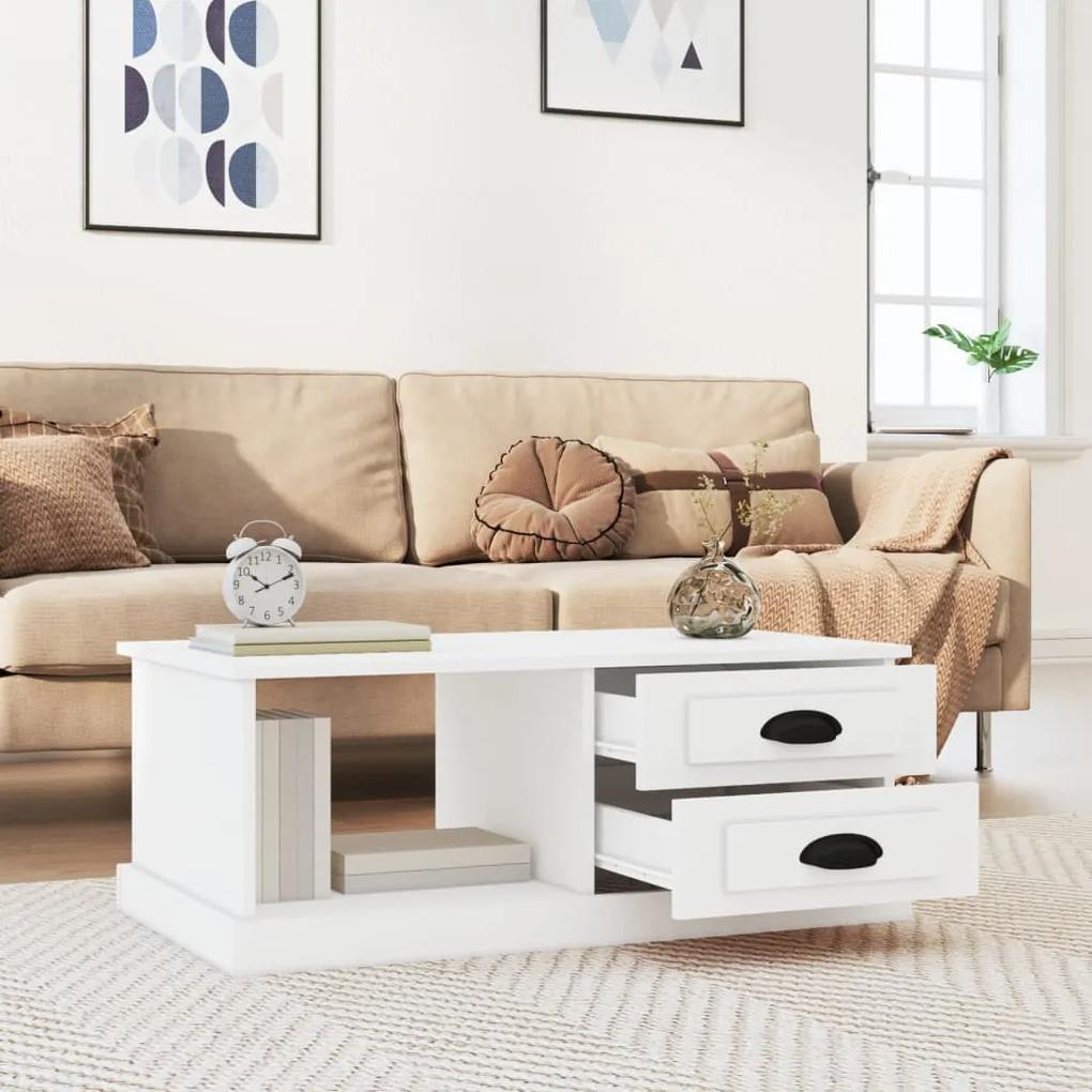 Mesa de centro 90x50x35 cm derivados de madeira branco