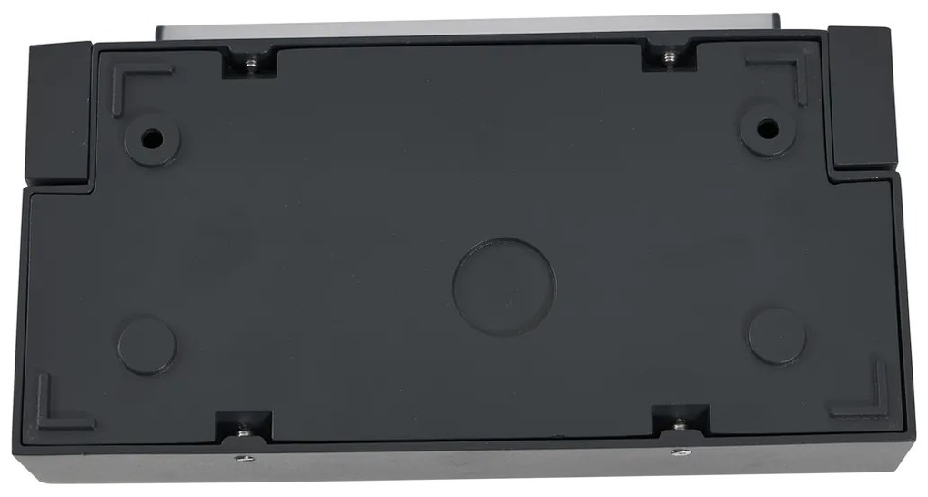 Candeeiro de Parede Exterior Preto Incl. LED IP54 com Sensor de Movimento Solar - Judge