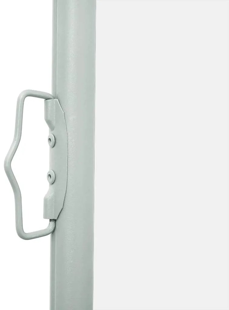 Toldo lateral retrátil para pátio 140x600 cm creme