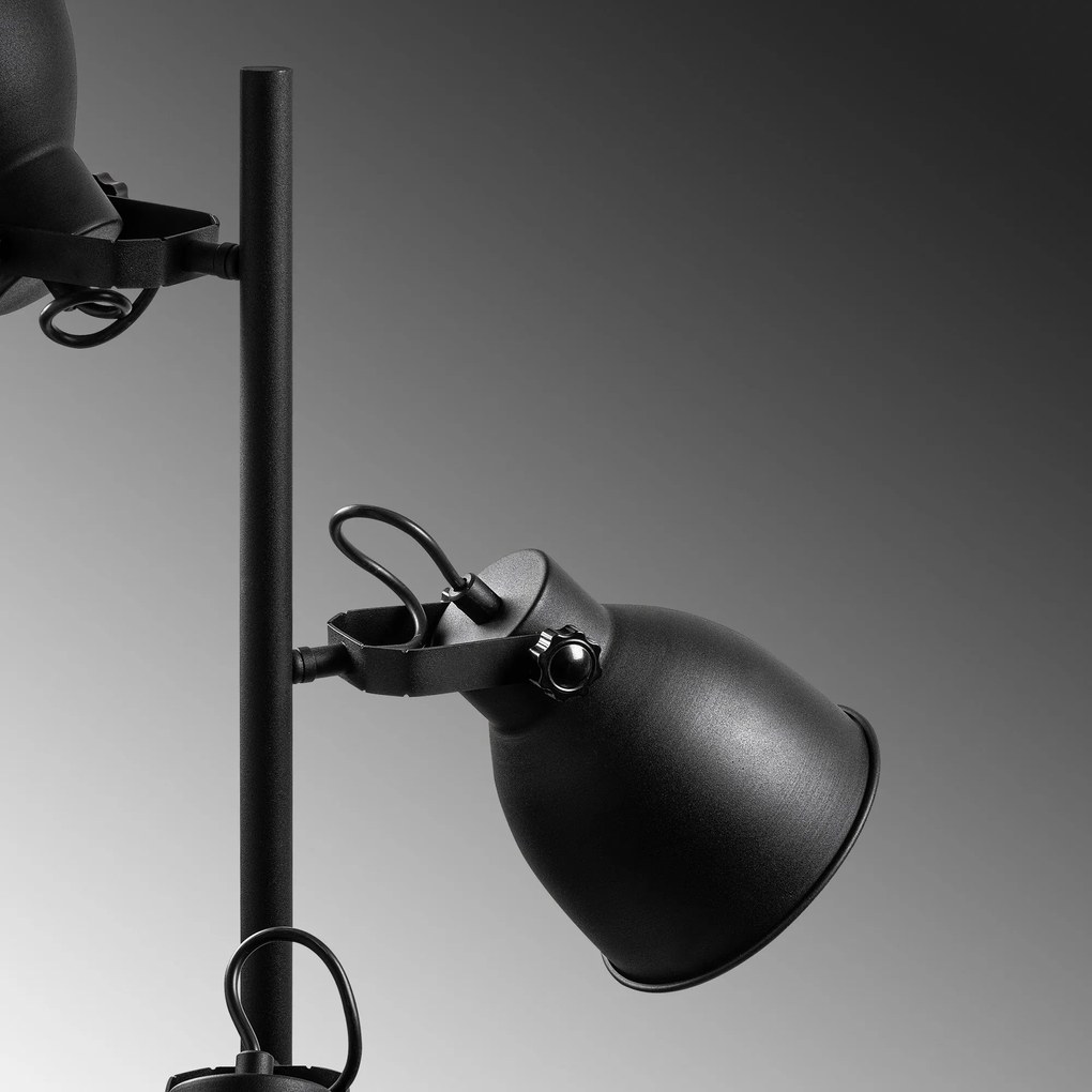 Candeeiro de Pé Spotkafasi – Preto – 37 x 37 x 162 cm