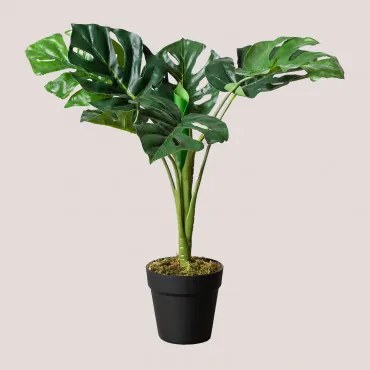 Planta Artificial Decorativa ↑70 Cm Monstera ↑70 Cm - Sklum