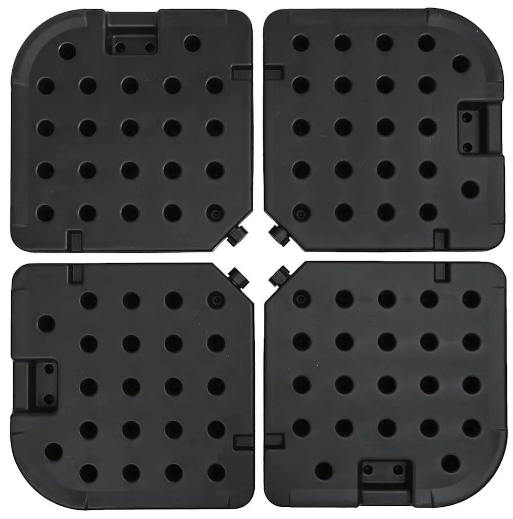 Base de guarda-sol portátil areia/água 60 L