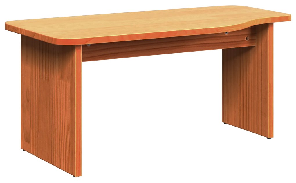 Mesa de centro 2 pcs Castanho-mel 100 x 69 x 35.5 cm