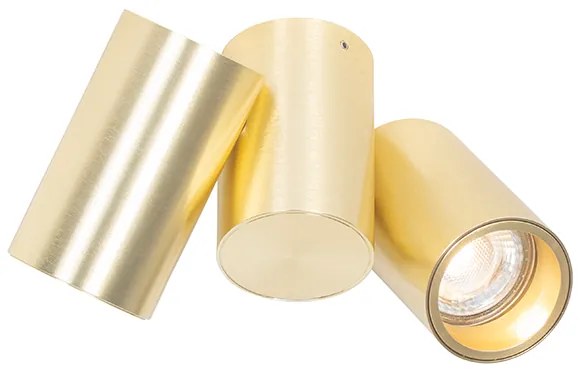 Foco Inteligente Latão 2-Luzes Ajustável Incl. 2 Wifi GU10 50mm - Michael