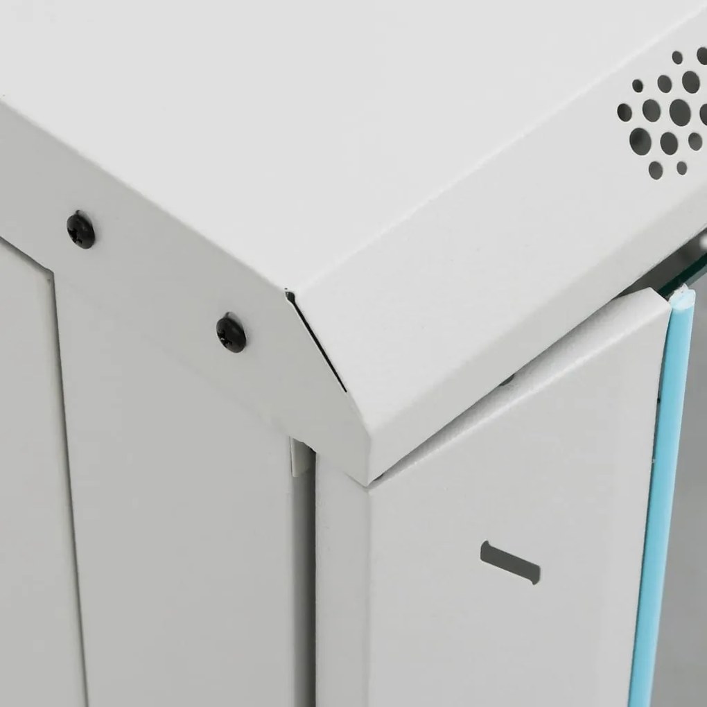 Armário bastidor 15U 19" IP20 60x45x86 cm cinzento
