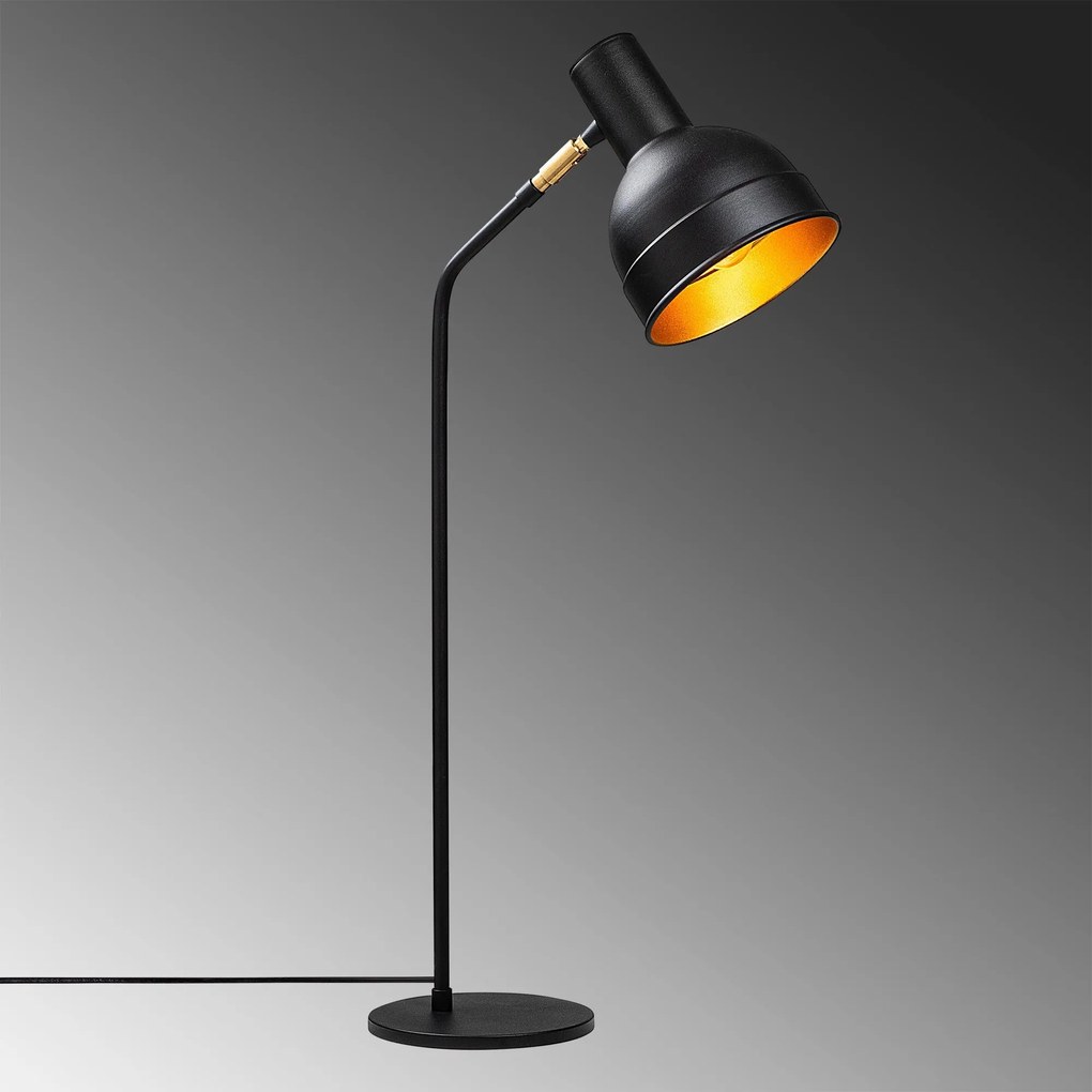 Candeeiro de Mesa Berceste – Preto – 17 x 37 cm
