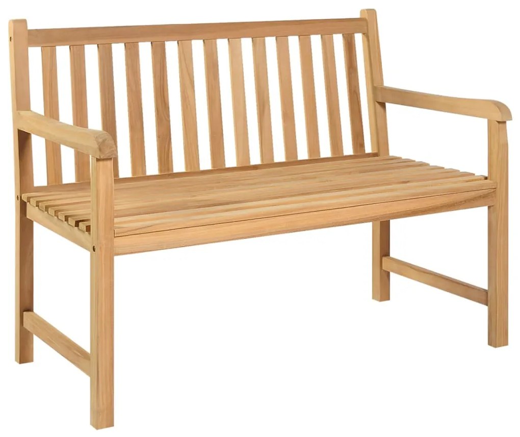 4 pcs conjunto de jantar p/ jardim madeira de teca maciça