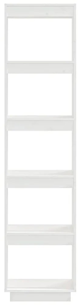 Estante/divisória 40x35x167 cm pinho maciço branco