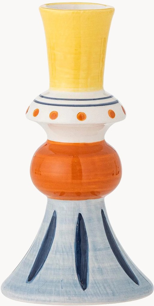 Jarra decorativo pintado à mão Kairi, Alt 14 cm