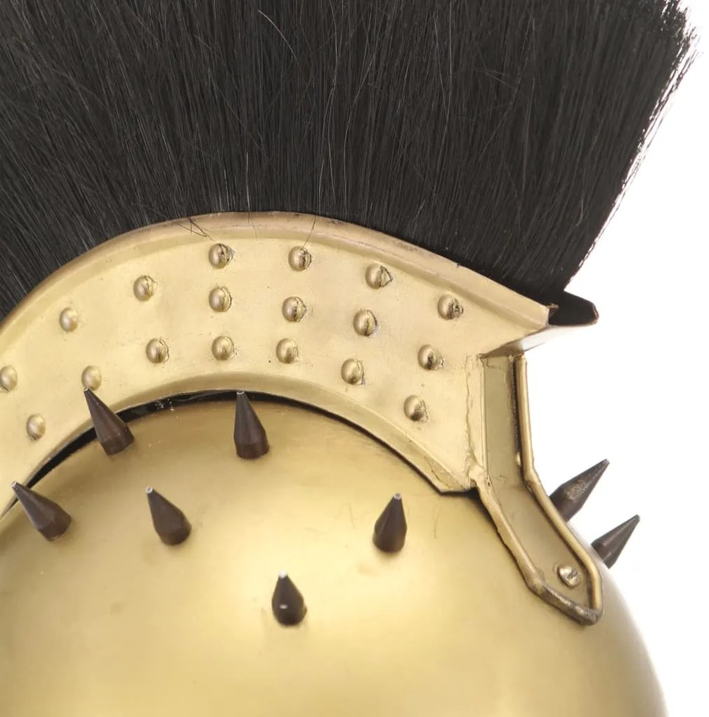 Capacete de soldado grego réplica LARP aço bronze