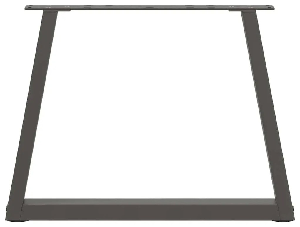 Pés para mesa de centro em forma de V, 2 peças, antracite, 50x (42-43,