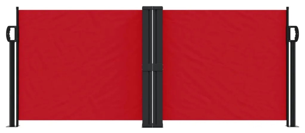 Toldo lateral retrátil 100x600 cm vermelho