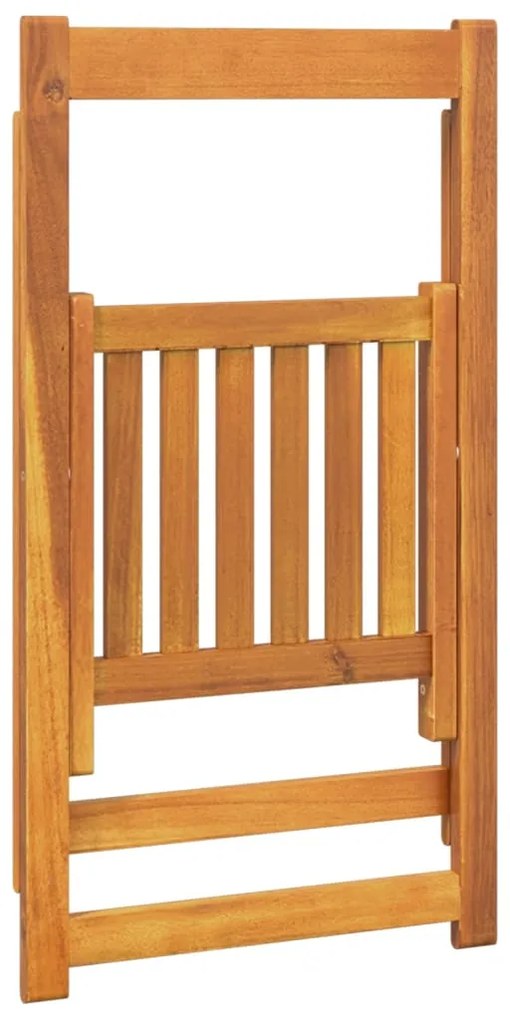 Cadeiras de jardim dobráveis 6 pcs madeira de acácia maciça