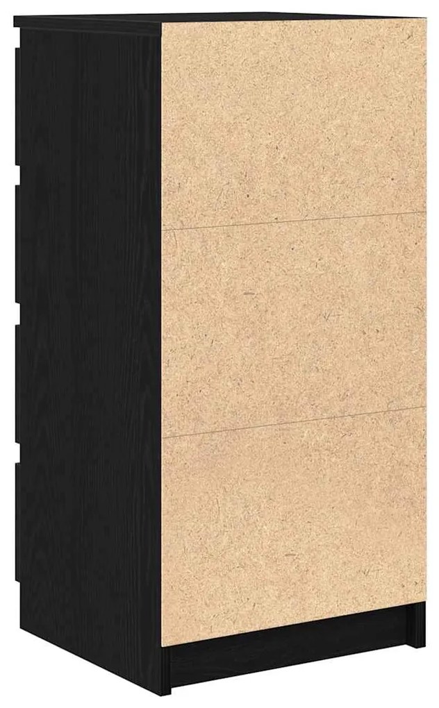 Aparador 37,5x35x76 cm derivados de madeira carvalho preto