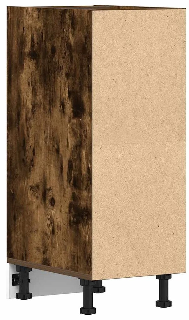 Armário inferior “Riga” 30x44,5x81,5cm carvalho fumado