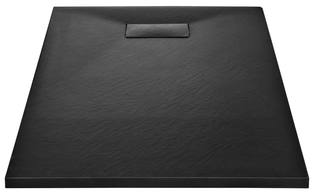 Base de chuveiro SMC 120x70 cm preto