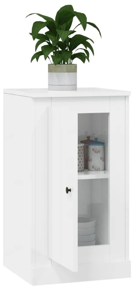 Aparador 37,5x35,5x67,5cm derivados de madeira branco brilhante