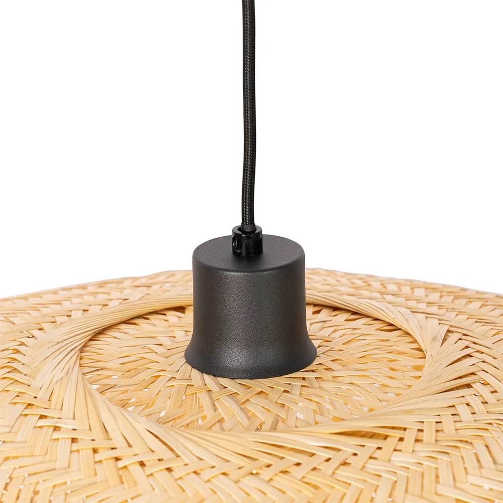 Candeeiro de suspensão oriental em bambu 50 cm - Ostrava Oriental