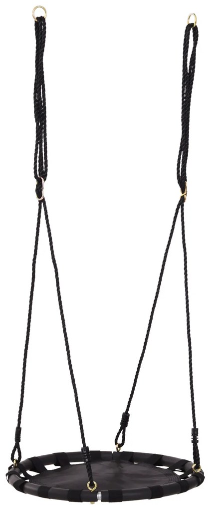 baloiço do  para crianças balanço do ninho da criança forma redonda do balanço da árvore carga 100kg Assento confortável Tecido Oxford Jardim ao ar livre