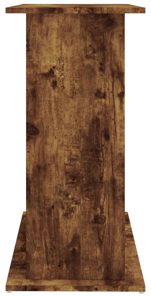 Suporte de aquário 81x36x73 cm deriv. madeira carvalho fumado