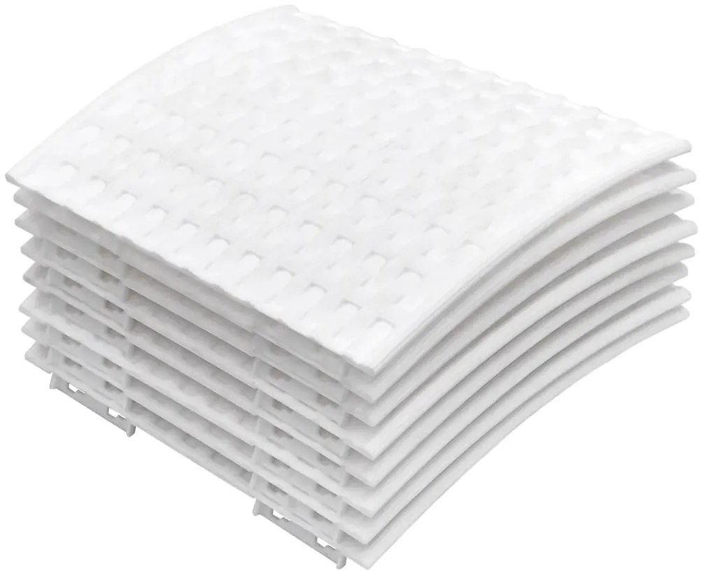 Saia para árvore de Natal Ø65x23 cm plástico branco