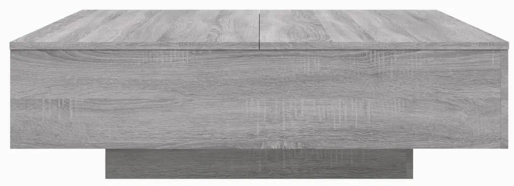 Mesa de centro 100x100x31 cm derivados madeira cinzento sonoma