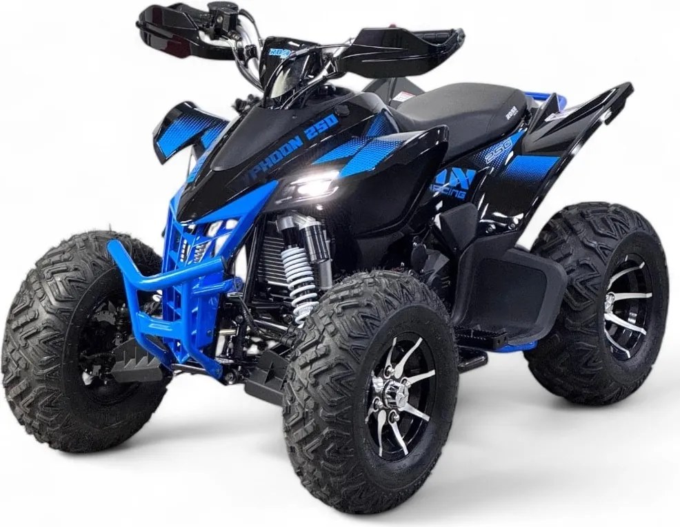 Mini moto 4 gasolina para crianças 250cc Typhoon R10 Azul