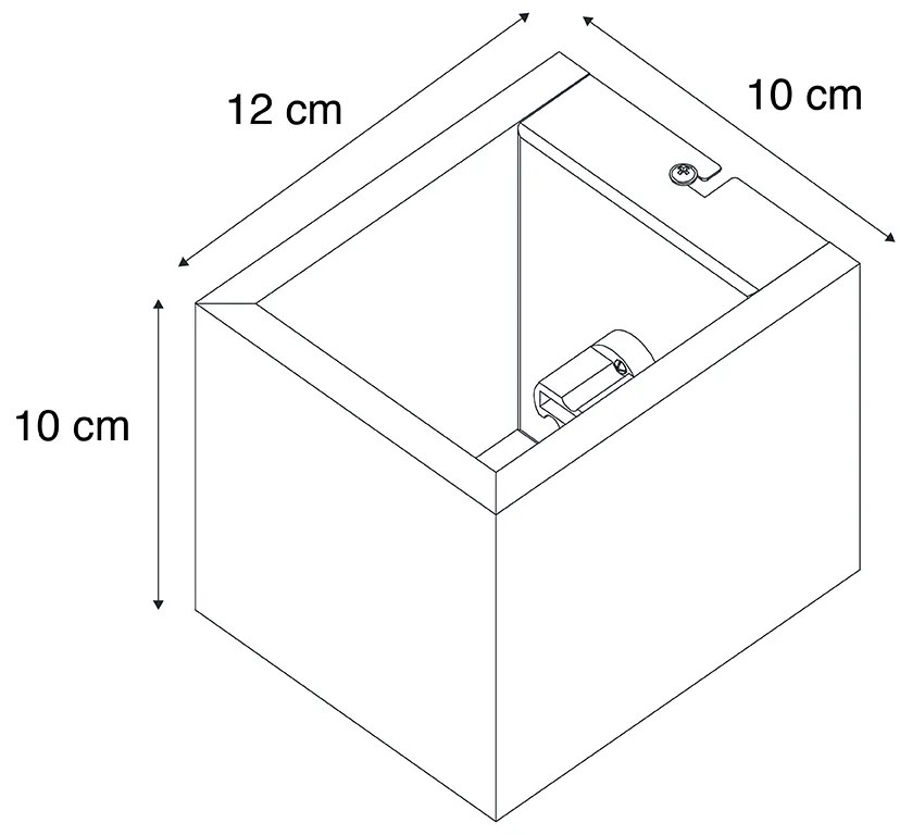 LED Conjunto de 4 Apliques Inteligentes em Madeira de Nogueira com Wi-Fi G9 - Transfer Rústico
