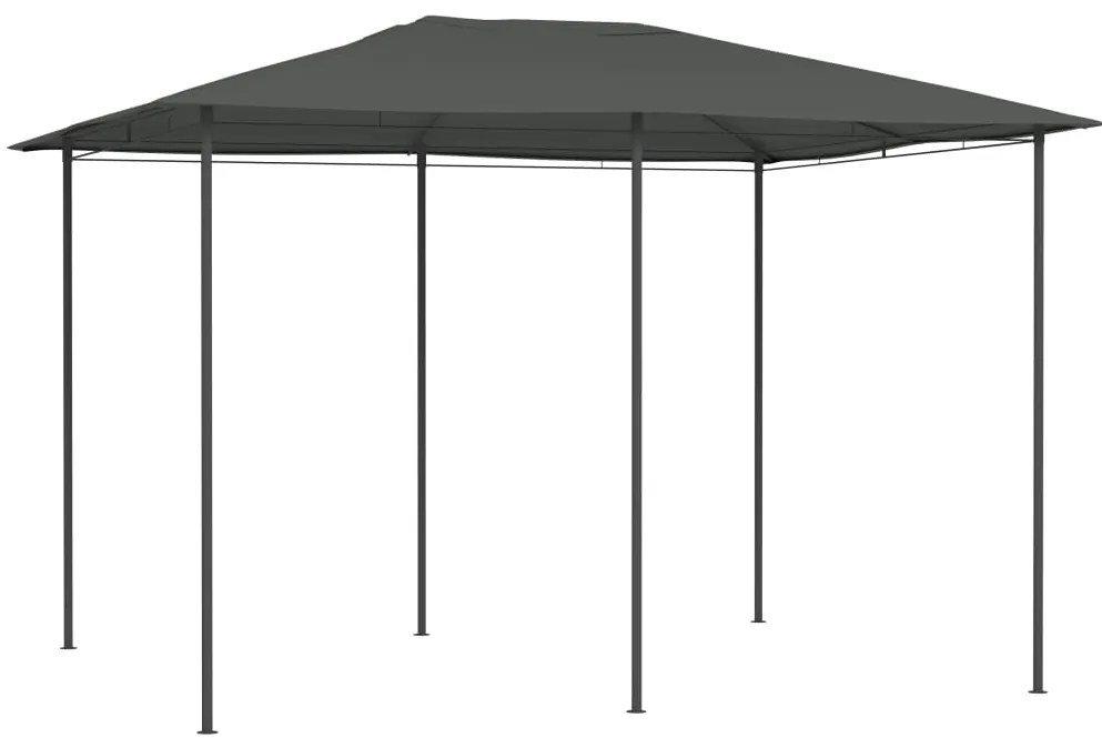 Gazebo 3x4x2,6 m 160 g/m² antracite