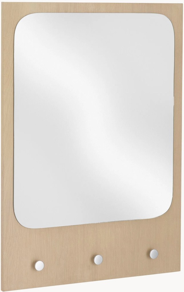 Espelho de parede Leia com ganchos