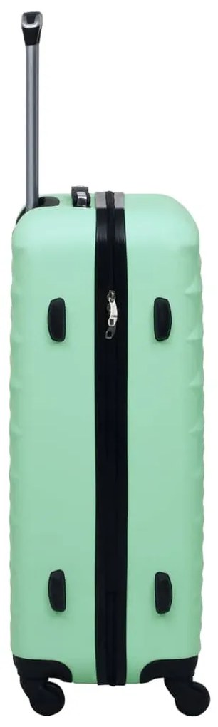 Conjunto de tróleis estojo rígido 2 pcs ABS verde hortelã
