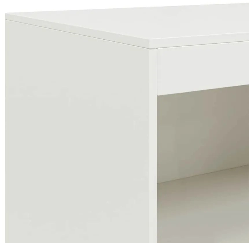 Aparador 67x39x107 cm aço branco