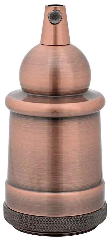 Casquilhos de lâmpadas 2 pcs Bronze vermelho E27