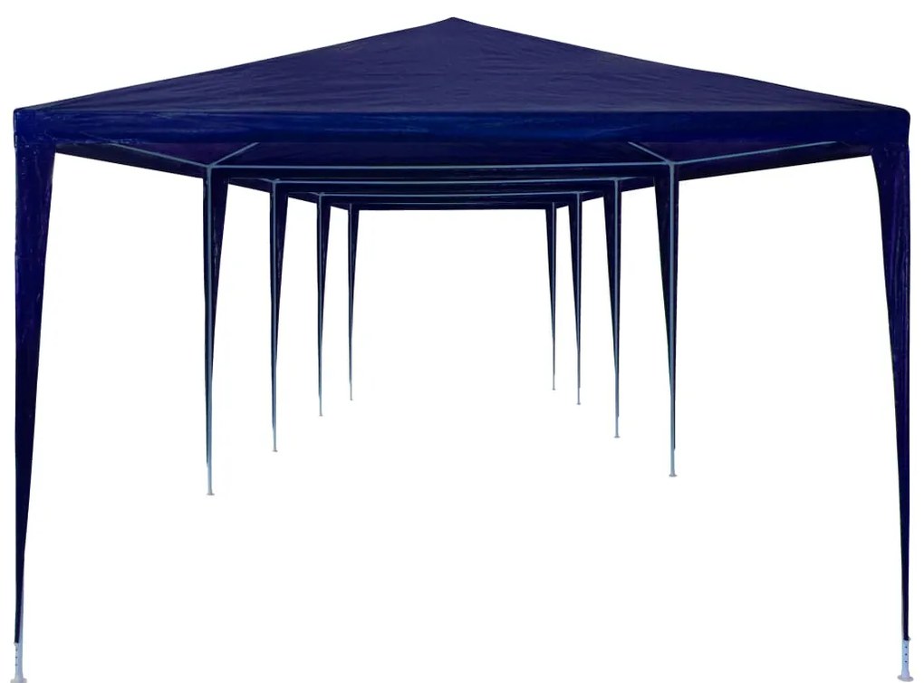 Tenda para festas 3x12 m PE azul