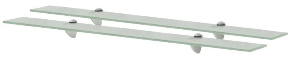 3051540 vidaXL Prateleiras flutuantes 2 pcs vidro 90x20 cm 8 mm