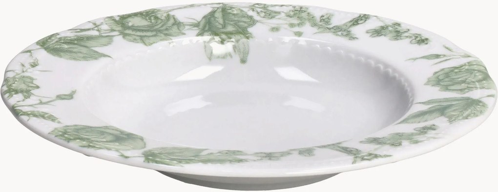 Pratos de sopa em porcelana Wienna, conjunto de 12