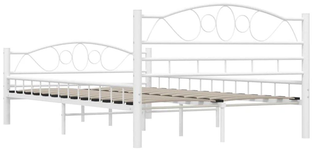 Estrutura de cama 120x200 cm metal branco