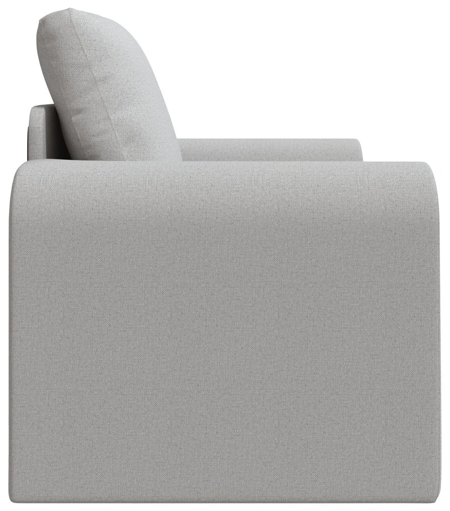 Sofá-Cama de Chão 2-em-1 Cinzento Nuvem 98x71x83 cm Tecido
