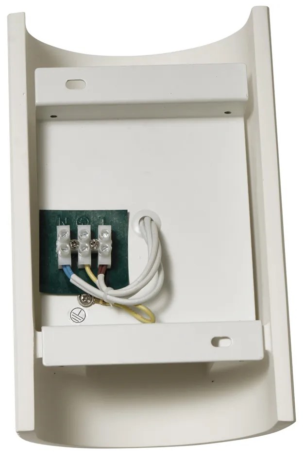 Candeeiro de Parede Escandinavo Bege Semicírculo 2-Luzes - Plaster