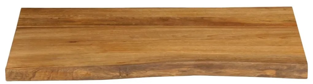 Tampo de mesa c/ borda viva 80x60x3,8 cm mangueira maciça