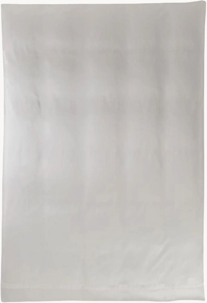 Capa de edredão em cetim de seda de amoreira Satin White