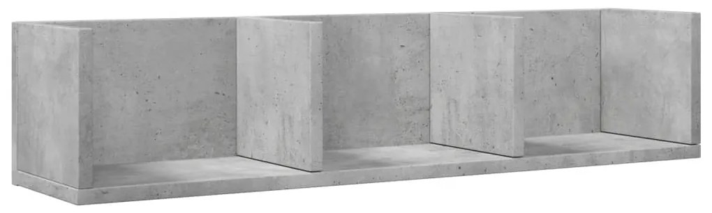 Armários parede 2 pcs 75x18x16,5cm deriv. madeira cinza cimento