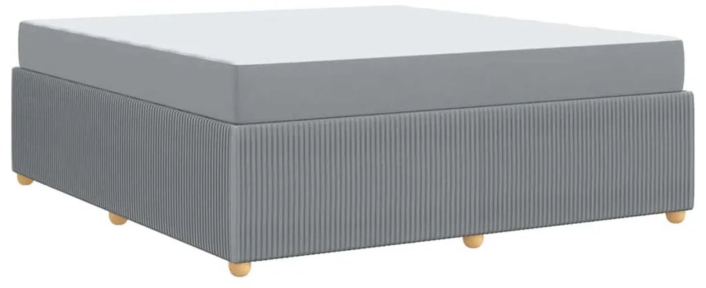 Estrutura da Cama Outros Cinzento-claro 180 x 200 cm tecido