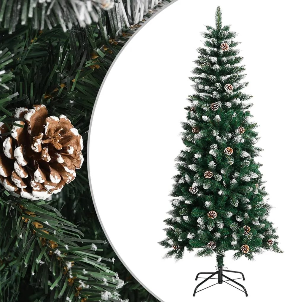 Árvore de Natal artificial com suporte 150 cm PVC verde