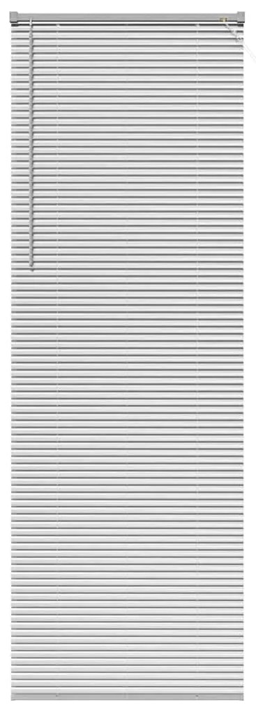 Persiana de Janela com cortinas Outros Manual Prata 80 x 220 cm Alumín