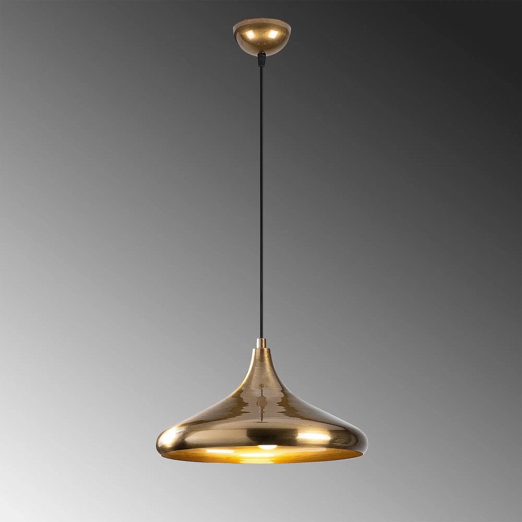Chandelier Berceste – Dourado – 35 x 35 cm